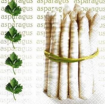 s7188 - Asparagus Bunch - Servietten - Packung - 20 Stück
