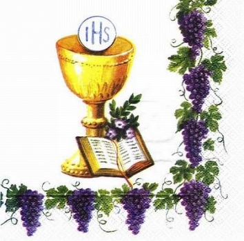 s7220 - Chalice - white - Servietten - Packung - 20 Stück