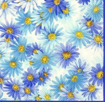 s7234 - Sunny - blue - Napkins - Package - 20 pcs.