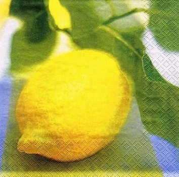s7256 - Lemon - Servietten - Packung - 20 Stück