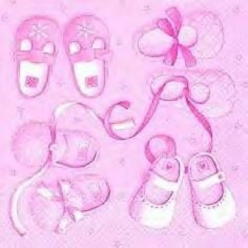 s7334 - New Arrival Girl - Servietten - Packung - 20 Stück