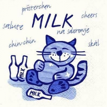 s7367 - Chin chin Cat - Servietten - Packung - 20 Stück