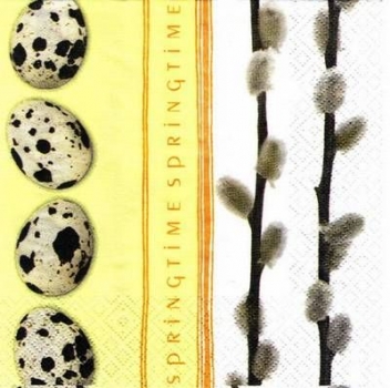 s7382 - Aglet & Eggs - Servietten - Packung - 20 Stück.