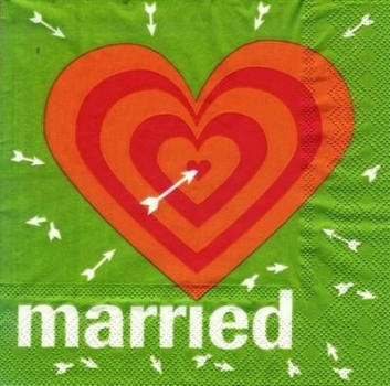 s7403 - Married - Servietten - Packung - 20 Stück.