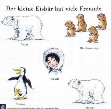 s7427 - Der kleine Eisbär 2 - Servietten - Packung - 20 Stück