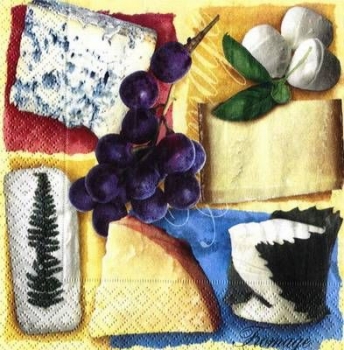 s7545 - Fromage - Servietten - Packung - 20 Stück