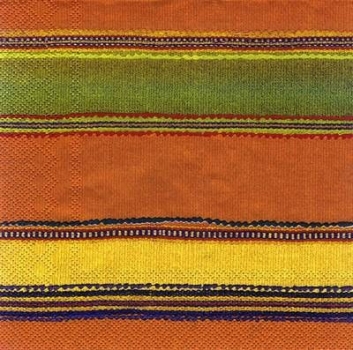 s7581 – Havanna – Streifen – Servietten – 33 x 33 cm - Packung – 20 Stück