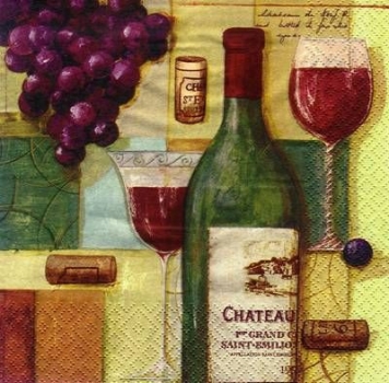 s7611 - Saint Emilion - Napkins - Package - 20 pcs.