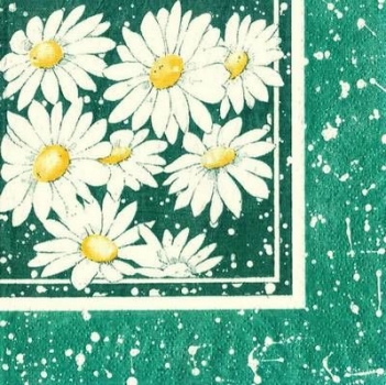 s7707 - Daisies - Servietten - Packung - 20 Stück