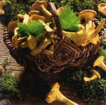 s7745 - Mushrooming - Servietten - Packung - 20 Stück