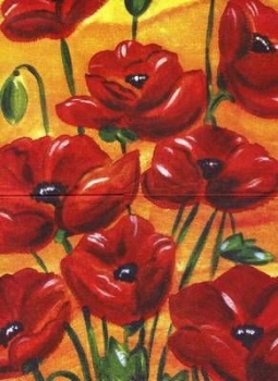 s7761 - Mohnblumen - Servietten - Packung - 30 Stück