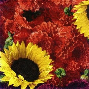 s7773 - Herbstglut - Servietten - Packung - 20 Stück