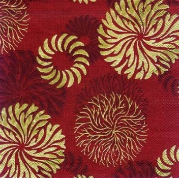 s7845 - Cascade - red - Servietten - Packung - 20 Stück