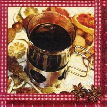 s7962 - Mulled Wine - Servietten - Packung - 20 Stück