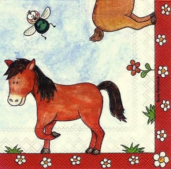 s8207 - Auf dem Bauernhof - Servietten - Packung - 20 Stück