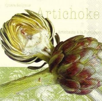 s8257 - Artichoke - Servietten - Packung - 20 Stück