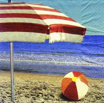 s8325 - Beach - Servietten - Packung - 20 Stück