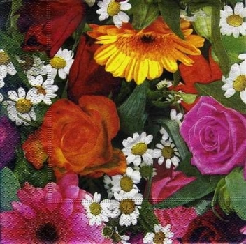 s8370 – Blumengruß - Napkins - Package - 20 pcs.