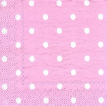 s8394 - Large Spot - rose - Servietten - Packung - 20 Stück