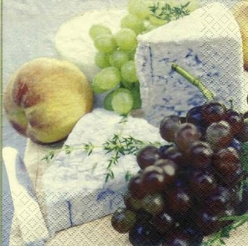 s8483 – Käseteller - Servietten - Packung - 20 Stück