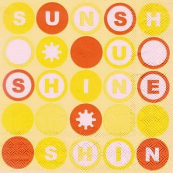 s8519 - Sunshine Bubbles - Servietten - Packung - 20 Stück