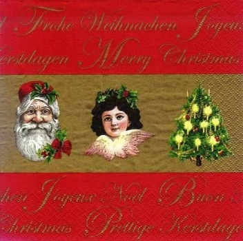 s8526 - Feliz Navidad - Servietten - Packung - 20 Stück