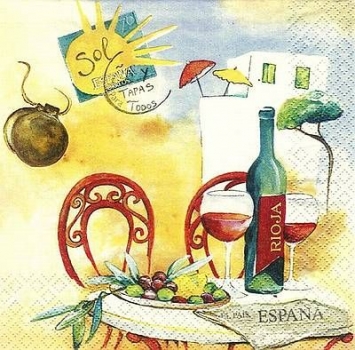 s8536 - Espana - Servietten - Packung - 20 Stück
