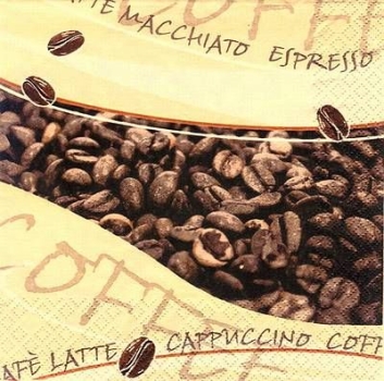 s8540 – Coffee – Servietten – 33 x 33 cm - Packung – 20 Stück