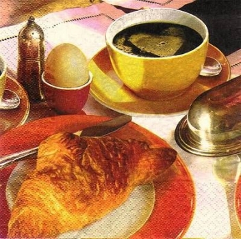 s8589 - Croissant - Napkins - Package - 20 pcs..