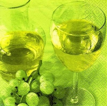 s8594 - White Wine - Napkins - Package - 20 pcs.