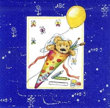 s8669 - Back to School - Servietten - Packung - 20 Stück