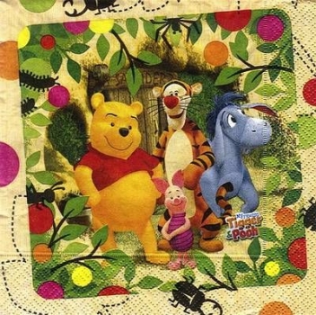 s8712 - Tigger & Friends - Servietten - Packung - 20 Stück