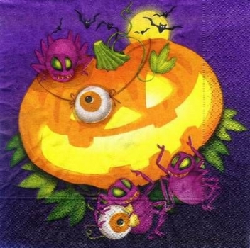 s8718 - Halloween - Servietten - Packung - 20 Stück