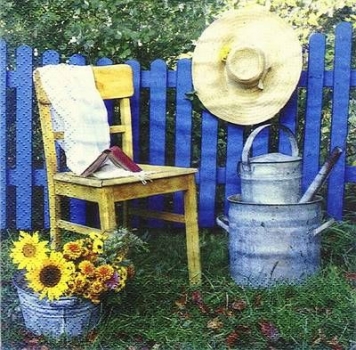 s8745 - Enjoy the quiet Garden - Servietten - Packung - 20 Stück