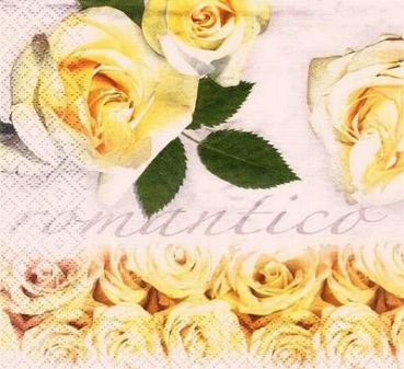 s8750 - Romantico - ivory - Napkins - Package - 20 pcs.