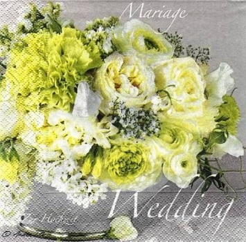 s8758 - Marriage - Servietten - Packung - 20 Stück.