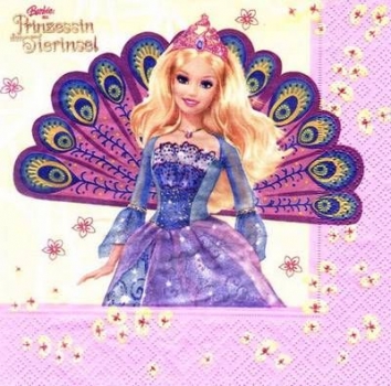 s8790 - Barbie the Island Princess - Napkins - Package - 20 pcs.