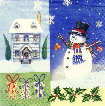 s8802 - Snowy Season - Servietten - Packung 20 Stück