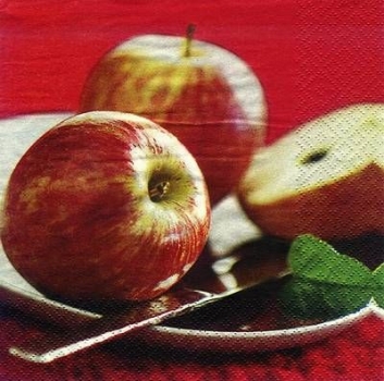 s8832 - Enjoy an Apple - Servietten - Packung - 20 Stück