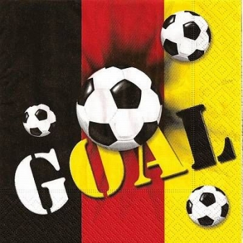 s9008 - Goal Deutschland - Servietten - Packung - 20 Stück