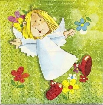 s9014 – Engel – Servietten – 33 x 33 cm - Packung – 20 Stück