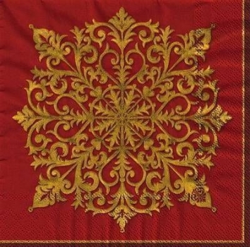s9037 - Glory Stars - red - Servietten - Packung - 20 Stück