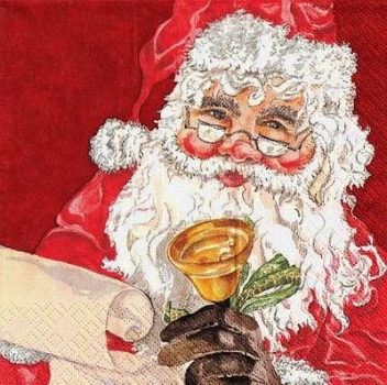 s9221 - Santa Rings - Servietten - Packung - 20 Stück