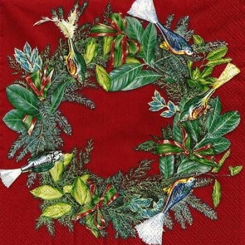 s9240 - Winter Splendor - red - Servietten - Packung - 20 Stück