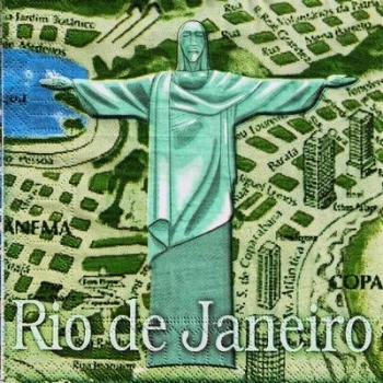 s9320 - Rio de Janeiro - Servietten - Packung - 20 Stück