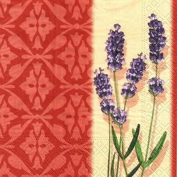 s9339 – Lavendel – Servietten – 33 x 33 cm - Packung – 20 Stück