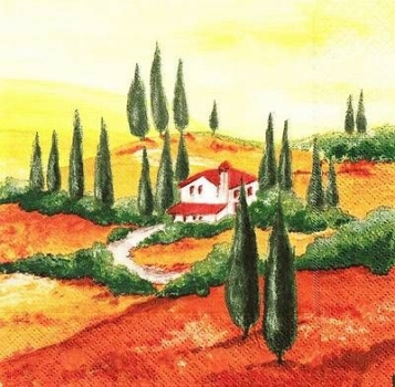 s9352 - Tuscany - Servietten - Packung - 20 Stück