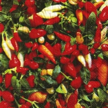 s9391 - Paprika-Mix - Servietten - Packung - 20 Stück