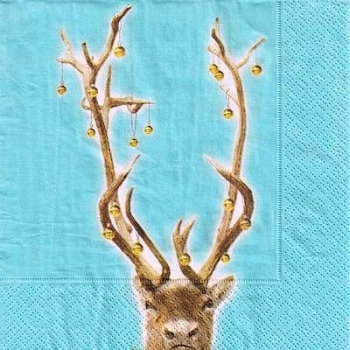 s9409 - Clear Deer - Napkins - Package - 20 pcs.