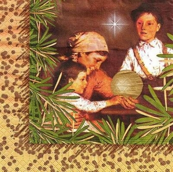 s9495 – Weihnachten – Servietten – 33 x 33 cm - Packung – 20 Stück